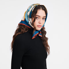 Longchamp University Silk scarf 70