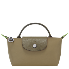Le Pliage Green Pouch with handle