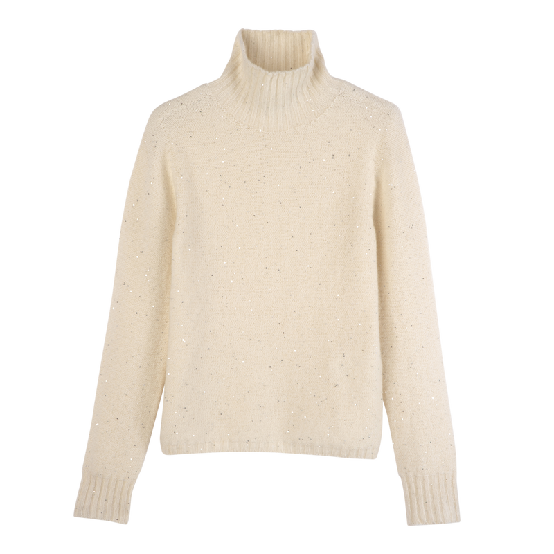 High neck sweater