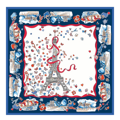 Tour Enchantée Silk scarf 50