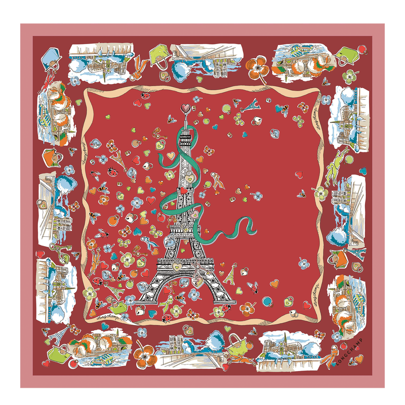 Tour Enchantée Silk scarf 50