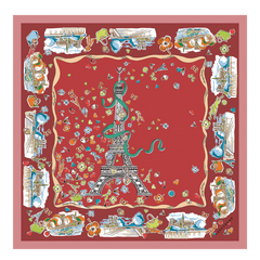 Tour Enchantée Silk scarf 50